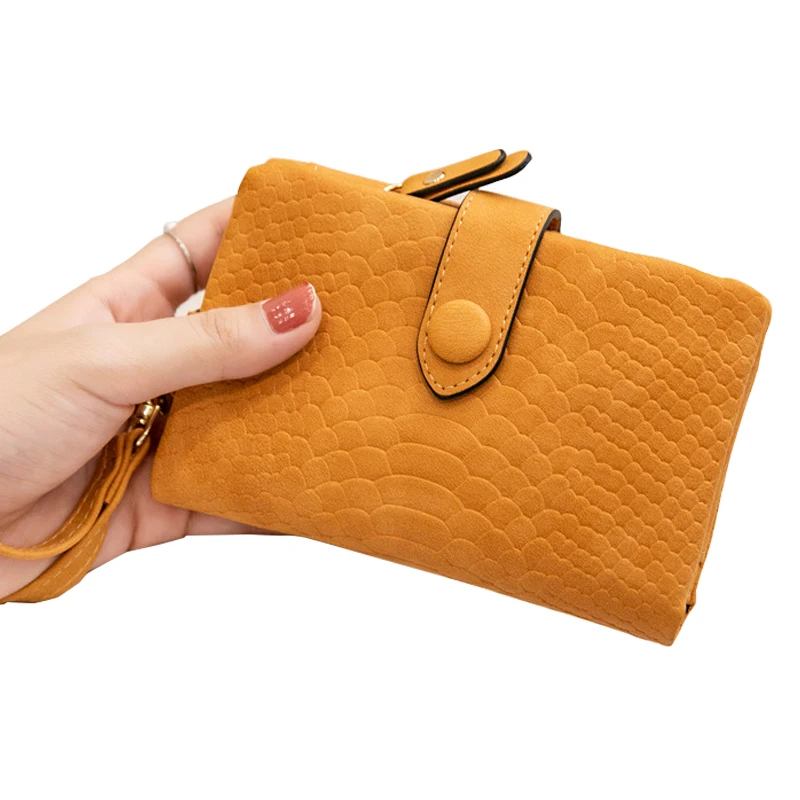 

New Wristband Short Wallet Student Clutch Bag Large-Capacity Coin Bag Multi-Function Multi-Card Coin Purse