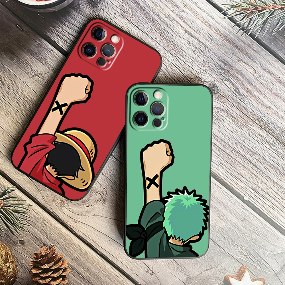 

Anime Art Cute O-One P-Piece Phone Case For Apple iPhone 14 13 12 Mini 11 XS Pro Max X XR 8 7 6 Plus 5 SE 2020 Black Cover