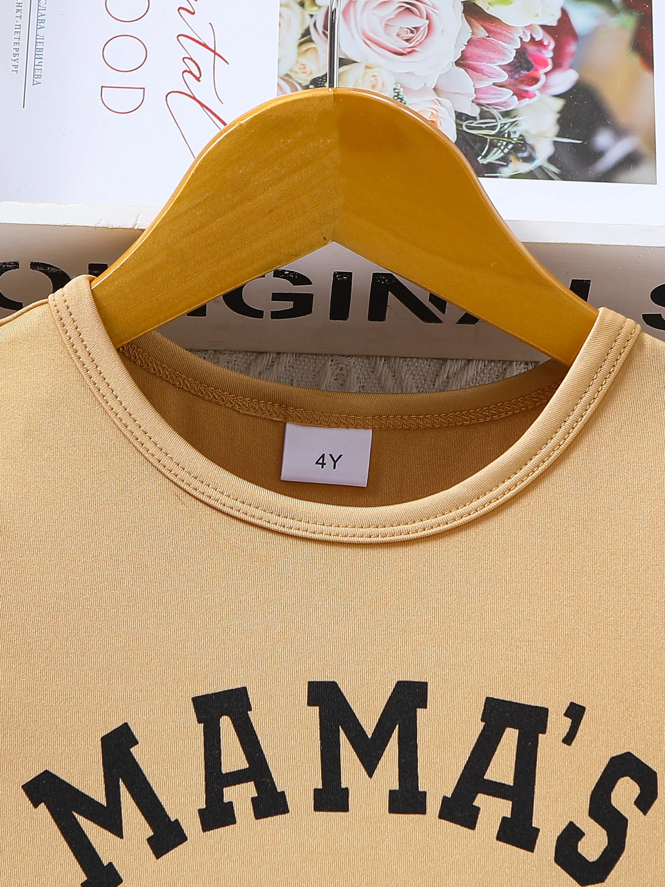 Комплект Из 2 Предметов Для Девочек: Топ С Круглым Вырезом И Короткими Рукавами