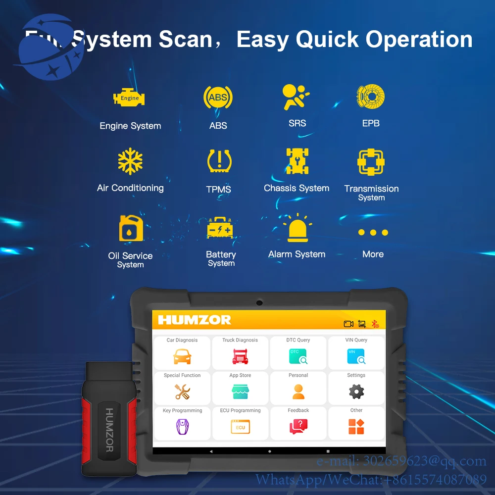 Yyhc ND666 Elite Профессиональный Автомобильный сканер полная система OBD2