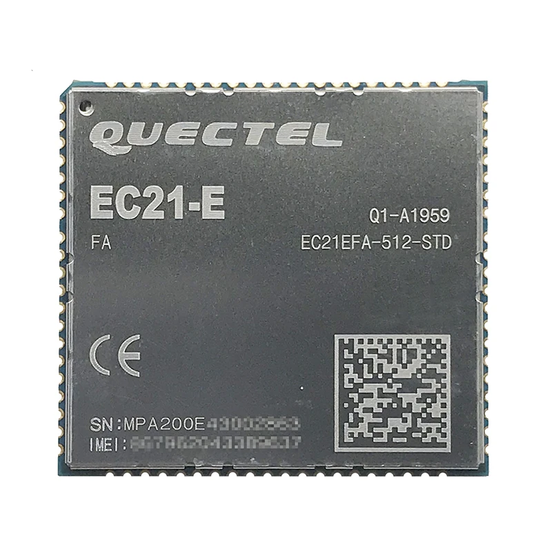 

Quectel EC21-E LTE SMT Type 4G LTE CAT1 module FDD-LTE/TDD-LTD Cat1 B1/B3/B5/B7/B8/B20 WCDMA B1/B5/B8 for EMEA/Thailand/India