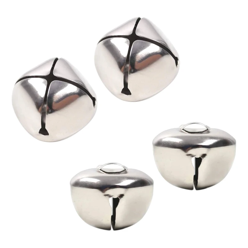 

Колокольчики Jingle 200 шт., колокольчики ручной работы 25 мм оптом, фотообои, Рождественское украшение, украшение для дома