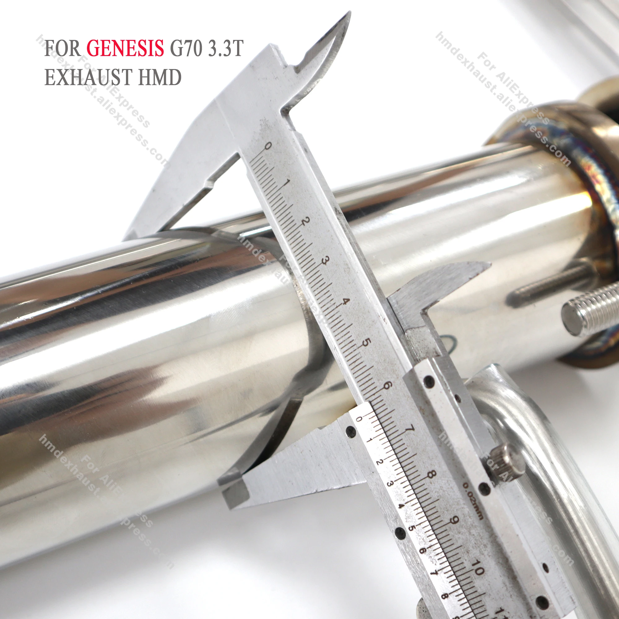 Выхлопная система HMD для Genesis G70 3 T выхлопных газов KIA stinger catback