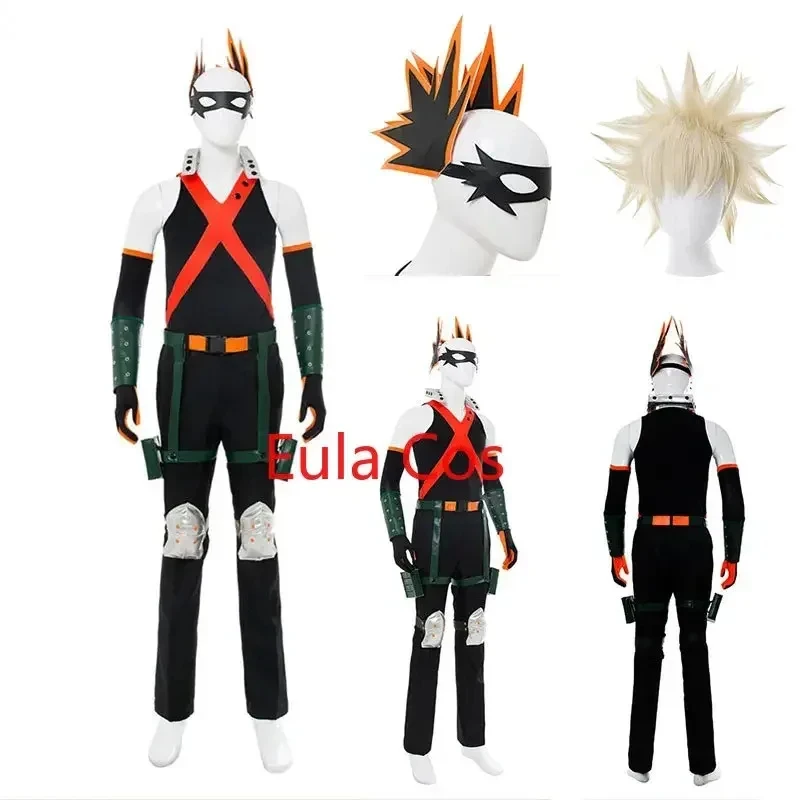 Фото Костюм для косплея Бакуго Кацуки из My Hero Academia для взрослых, на Хэллоуин и карнавал, 2025 №2