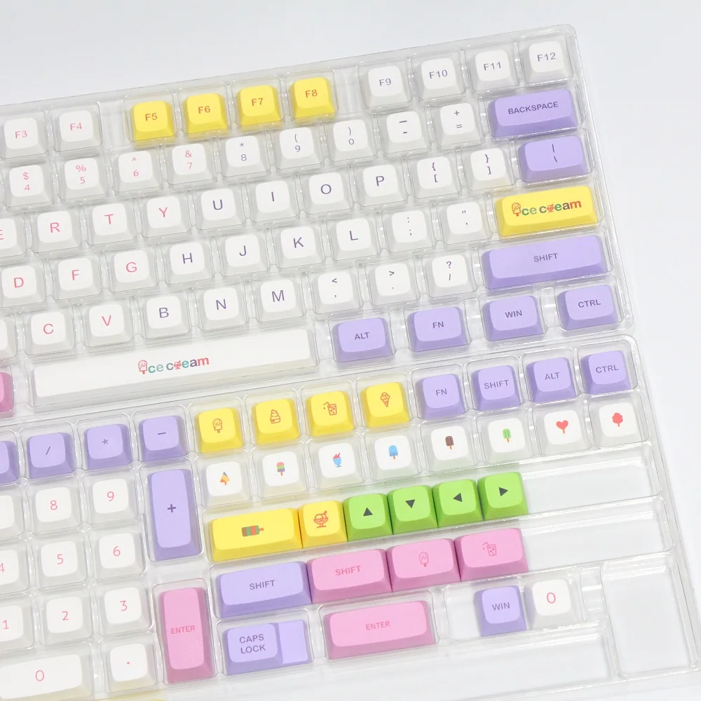 PBT Keycaps XDA Profile DYE-SUB Keycap Keys Personalized Customized For Mechanical Keyboard Cherry Gateron Outemu MX Switches