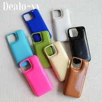 the soap soft case for iphone 11promax 12pro 13promax fashion bright leather filled down material for 12promax couple shell