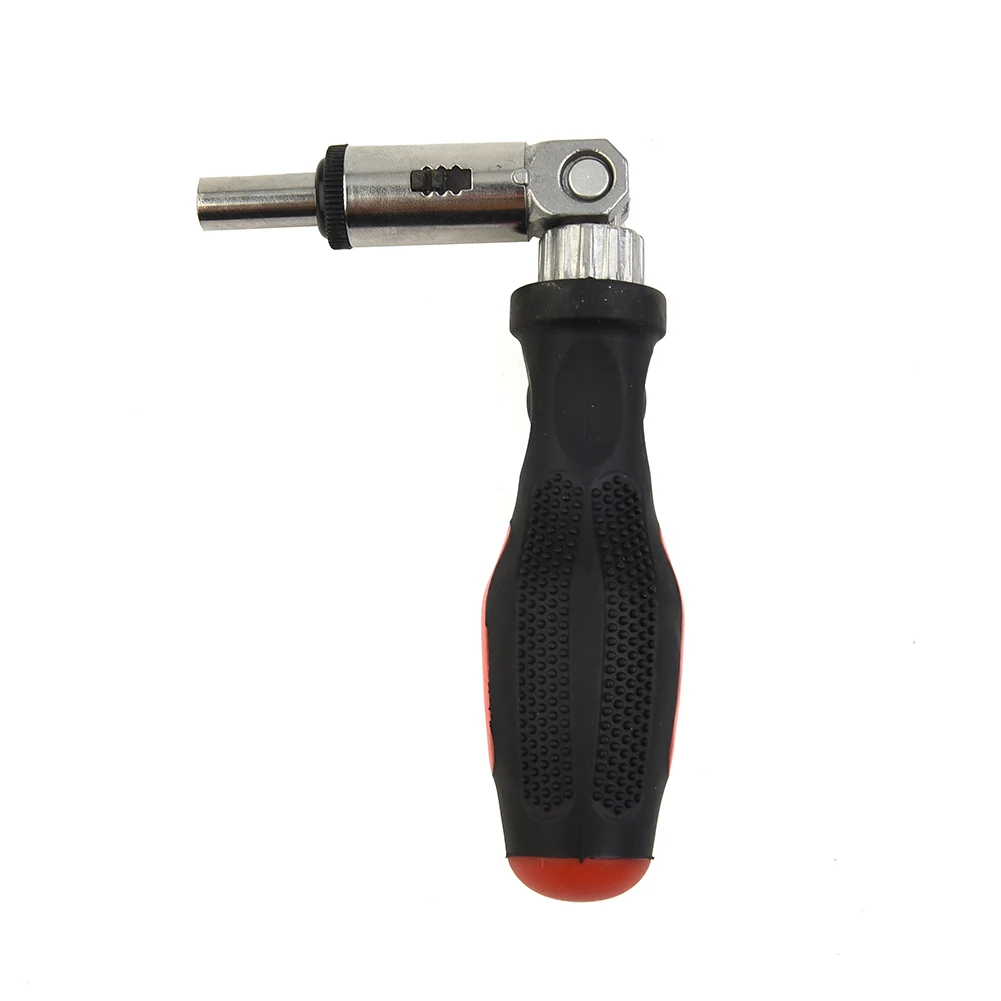 

Durable Practical Ratchet Screwdriver Left Right Rotating TPR Handle Wear-resistant 1/4 Inch Drive Tackle Tool