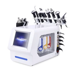 

Beauty equipment microdermabrasion ultrasonic face deep cleaning high frequency and galvanic machine with skin srubber