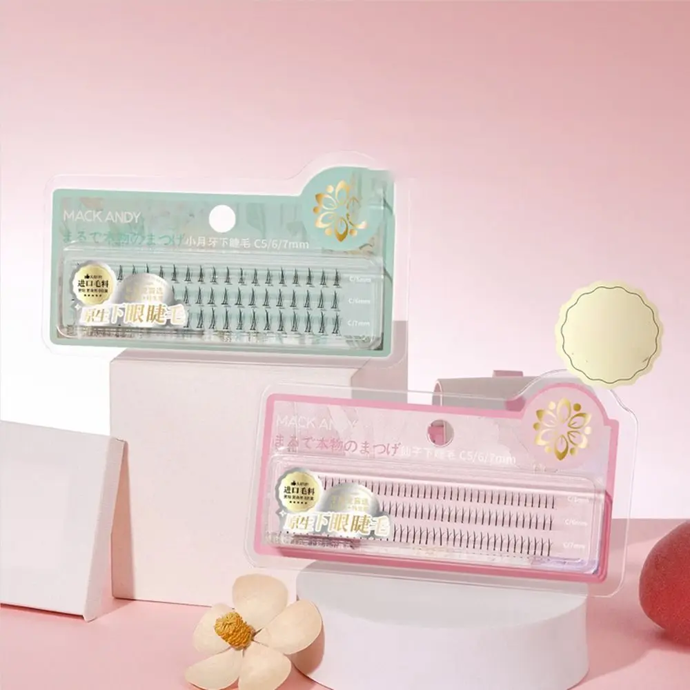 Модные мягкие нижние ресницы V-образные натуральные манга сегментированные