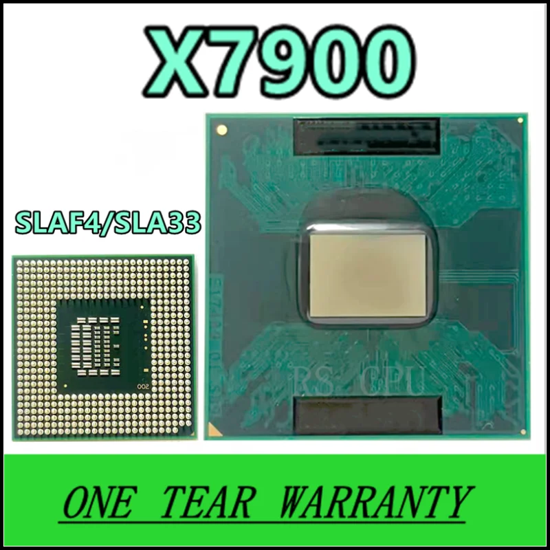 

X7900 SLAF4 CPU Processor Core 2 Duo Extreme 4M 2.80G 800MHz SLA33 Laptop Processor PM965