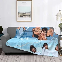 aitana albums blue blanket 3d print soft flannel fleece warm song spanish singer throw blankets for home bed sofa bedspreads
