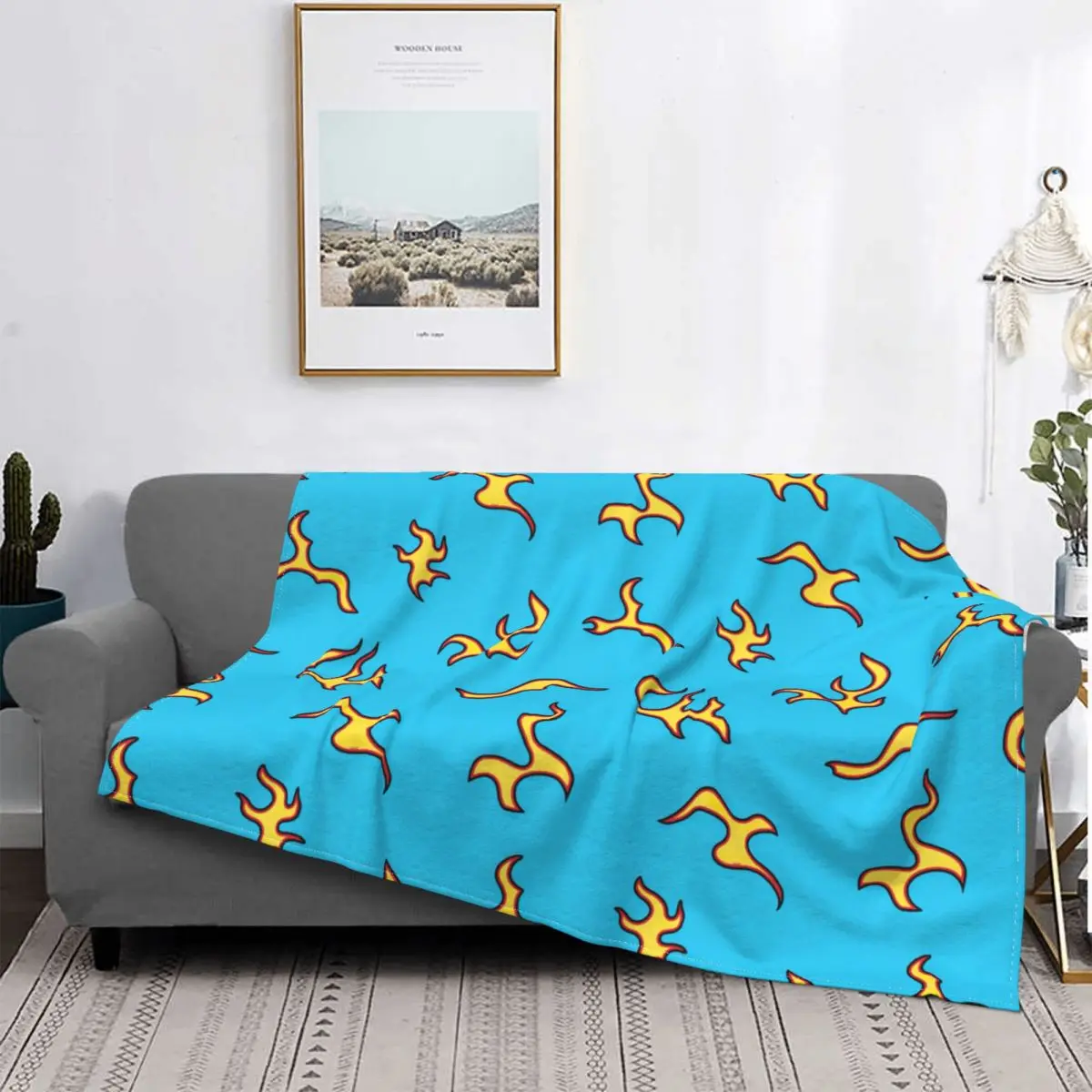 

Shaggy Throw Soft Blanket Sofa/Bed/Travel Love Gifts Tyler The Creator