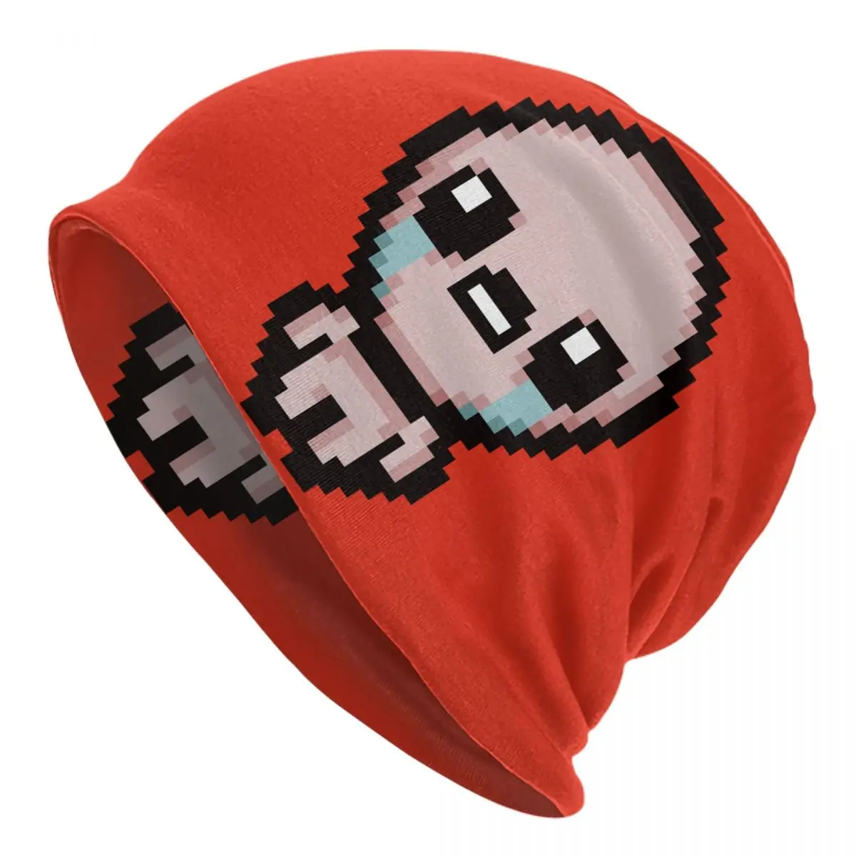 

The Binding Of Isaac Pixel Skullies Beanies Caps Men Women Unisex Street Winter Warm Knitted Hat Adult Bonnet Hats