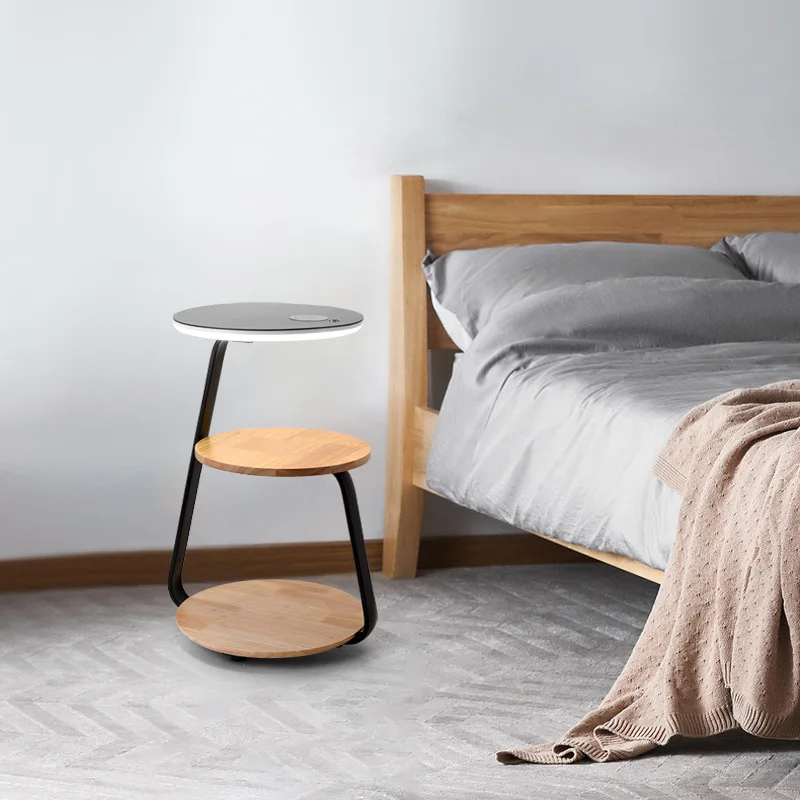 

Modern Minimalist Wireless Charging Floor Lamp Living Room Coffee Table Design Bedside Table Lamp Bedroom Atmosphere Lamps