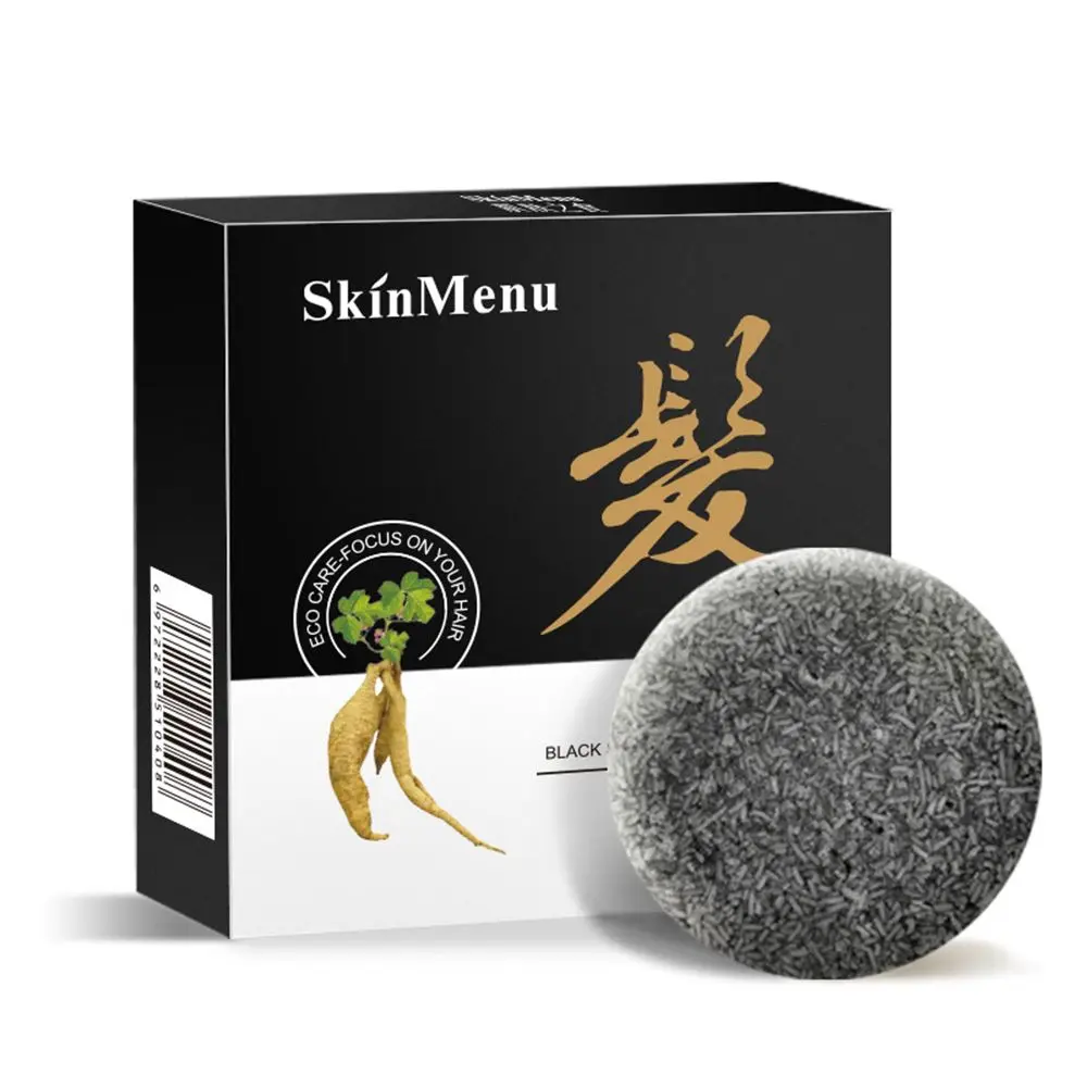 

Hair Darkening Shampoo Bar - He Shouwu Natural Organic Conditioner and Repair 55g