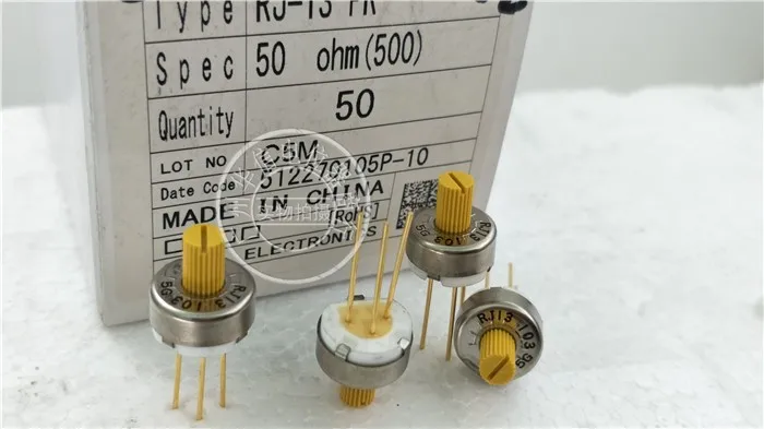 

Японский Kebao COPAL RJ13PR регулируемый потенциометр с ручкой 500 50R