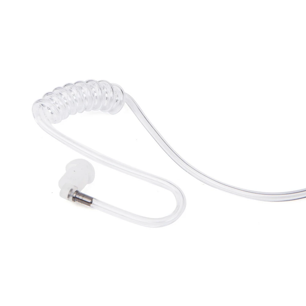 Tactical Retractable Throat Control Mic Headphone Microphone NATO Plug for Walkie Talkie Radio