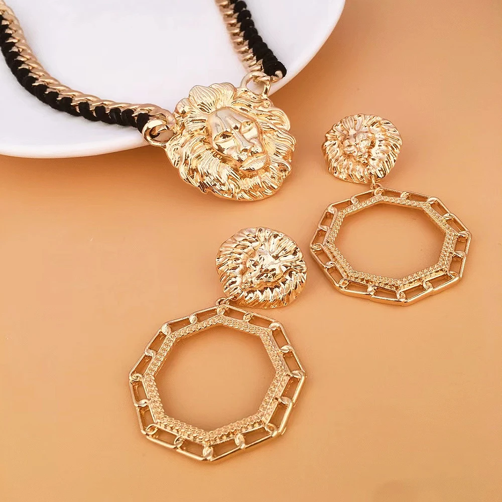 Элегантный подарок искусственный сплав цинка стильная голова льва