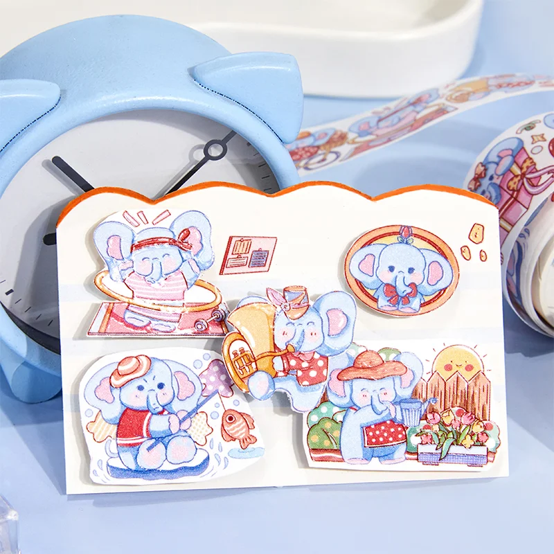 Mr. Paper 6 стилей 300 см/рулон милая фотография кролик медведь Маленький слон |