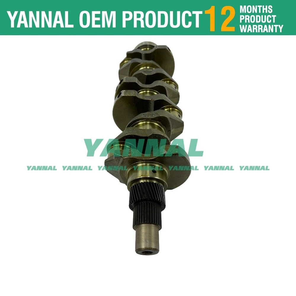 Новый коленчатый вал V3300T V3300 V3300DI для двигателя Kubota Bobcat S250 часть экскаватора