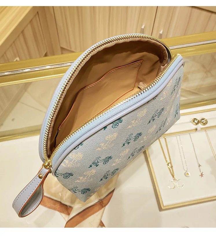 2023 New High Quality Original Female Hand Bag Fashion Cartoon Creative Retro Zip Storage Bag Makeup Bag Coin Purse And Handbags
