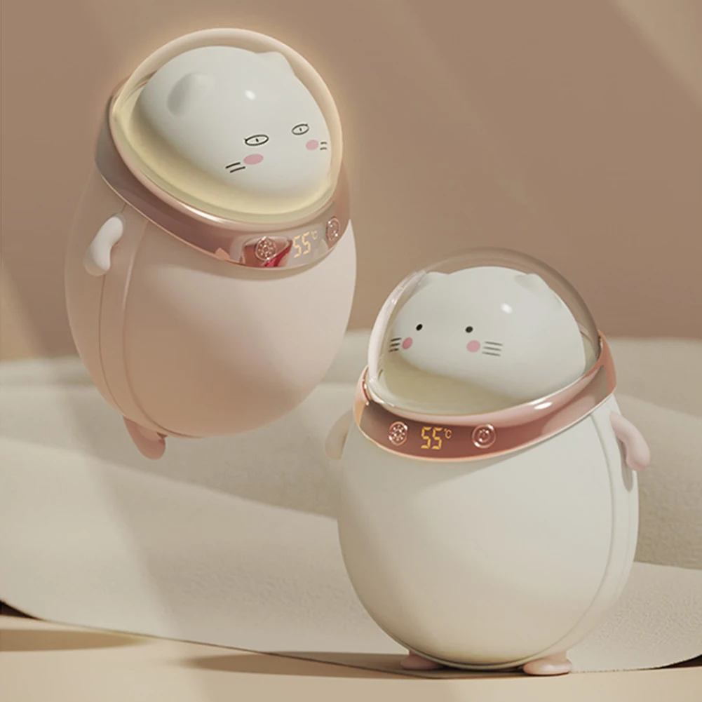 

2 в 1 электрическая грелка для рук в форме астронавта 10000 мАч Мобильный Внешний аккумулятор светодиодный цифровой дисплей Быстрая электриче...