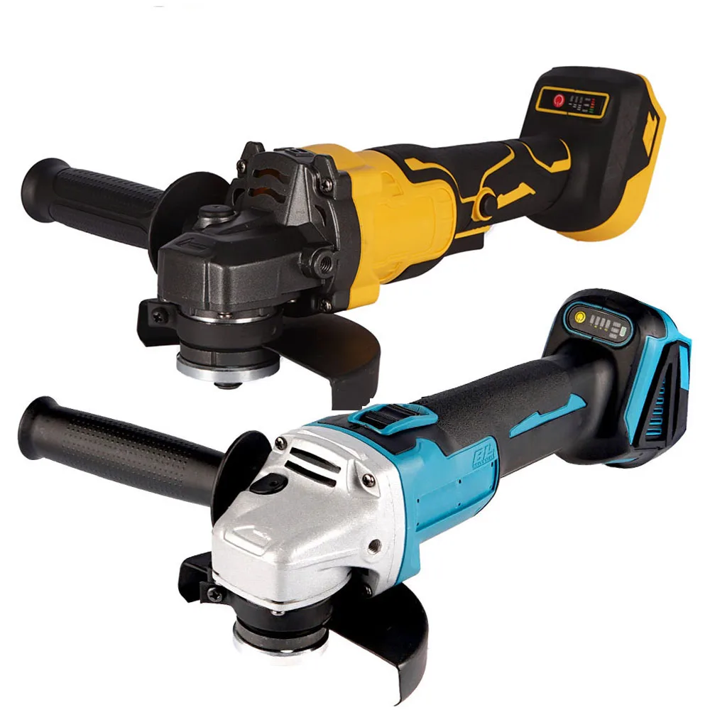   125MM M14 Brushless Electric Angle Grinder Variable Speed for Makita 18v Battery Grinder Cutting Machine Woodworking Power Tool 