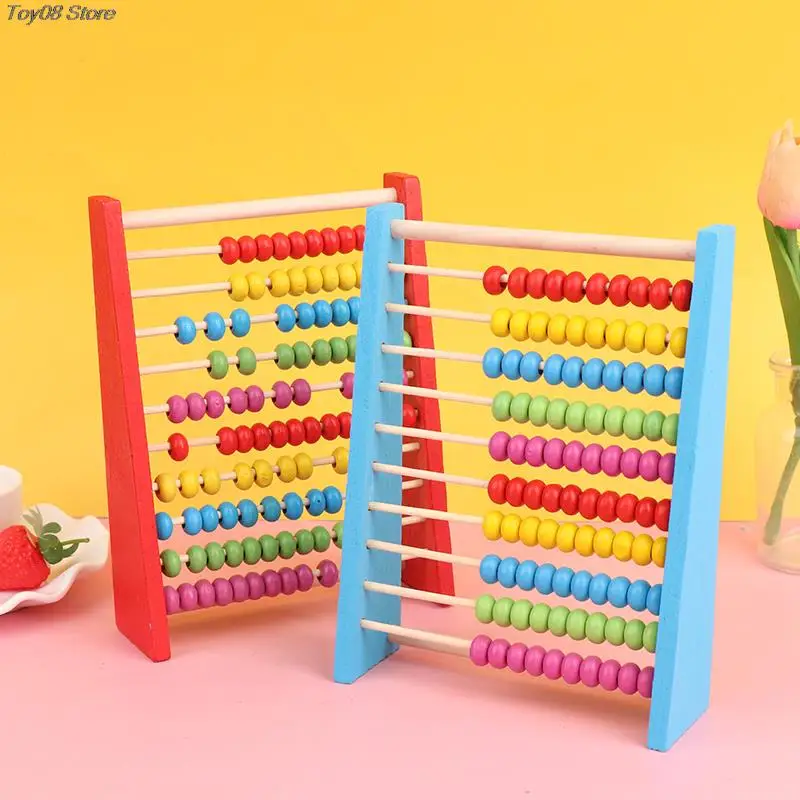 

15.5*20*5.8cm Intelligence Development Wooden Abacus Child Early Math Educational Learning Toy Calculat Bead Counting Kid Toys