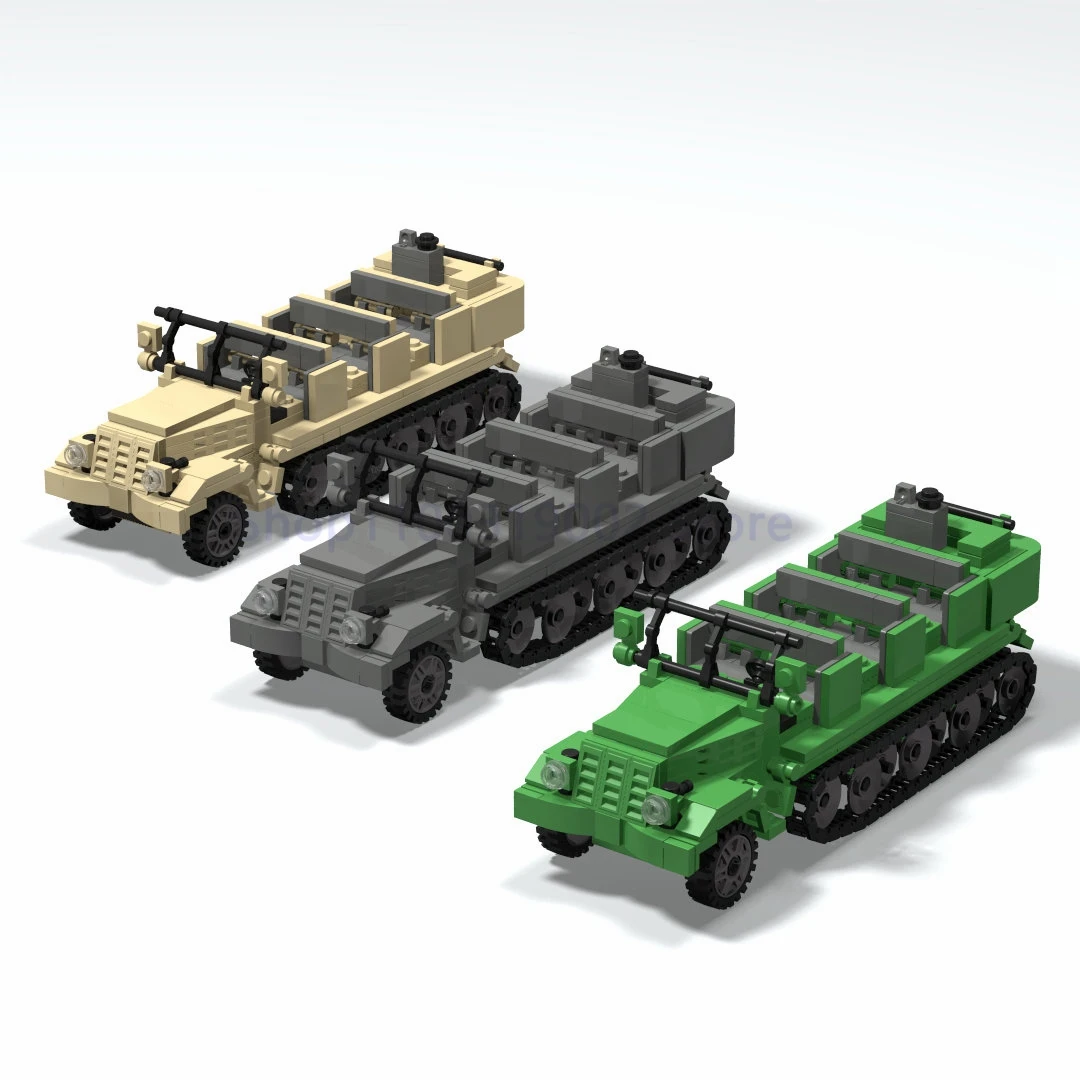 

Building Block Toy zugkraftwagen 8t moc Brick Models Assemblable Educational Creative Toy for Children Kids Gift 4colors