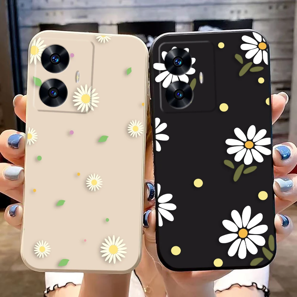 Чехол для телефона Pretty Little Flowers Realme C65 C63 C53 C35 C55 C33 C30 C21Y C20 C12 C11 GT 2 XT NARAO 20 30 50 Funda Capa