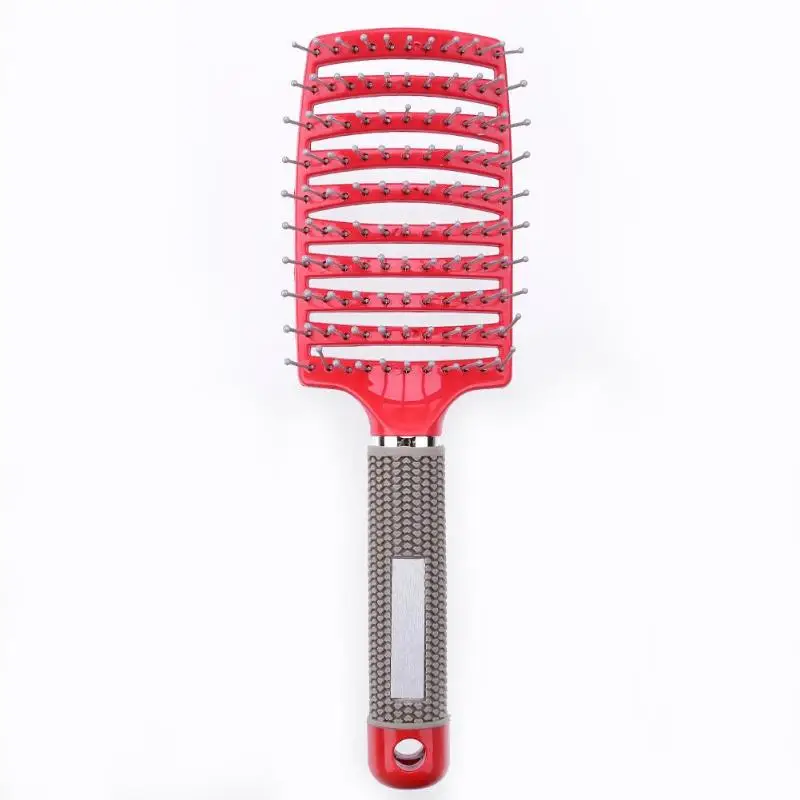 

Women Hair Scalp Massage Comb Wet big Curly Detangle big curve Hair Brush comb for Salon Hairdressing Styling Tools CB007
