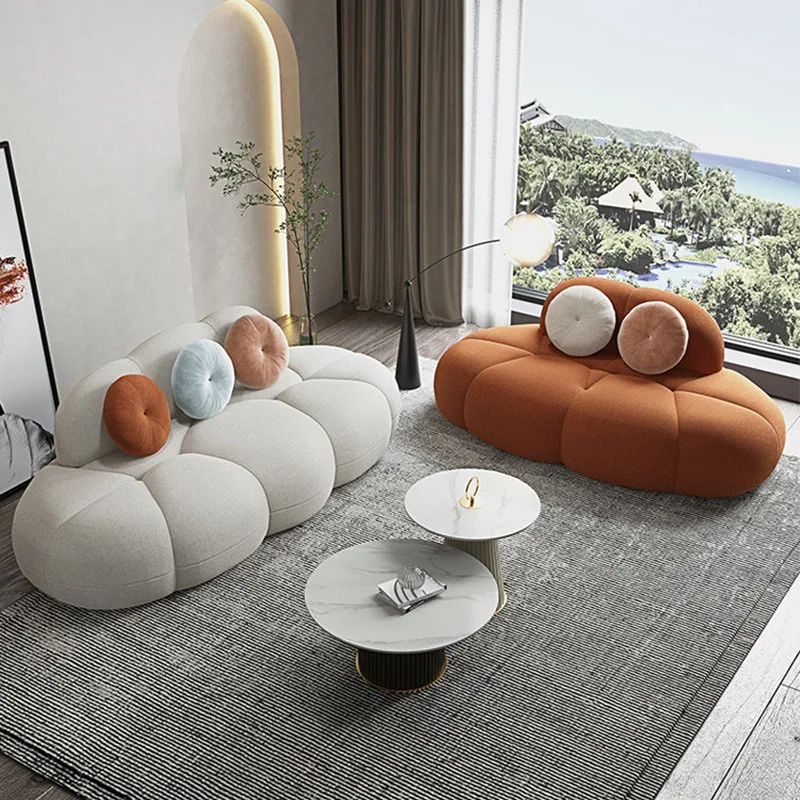 

Скандинавский индивидуальный итальянский простой стул для гостиной из ягненка кашемира облако диван для магазина кресло для отдыха для кл...