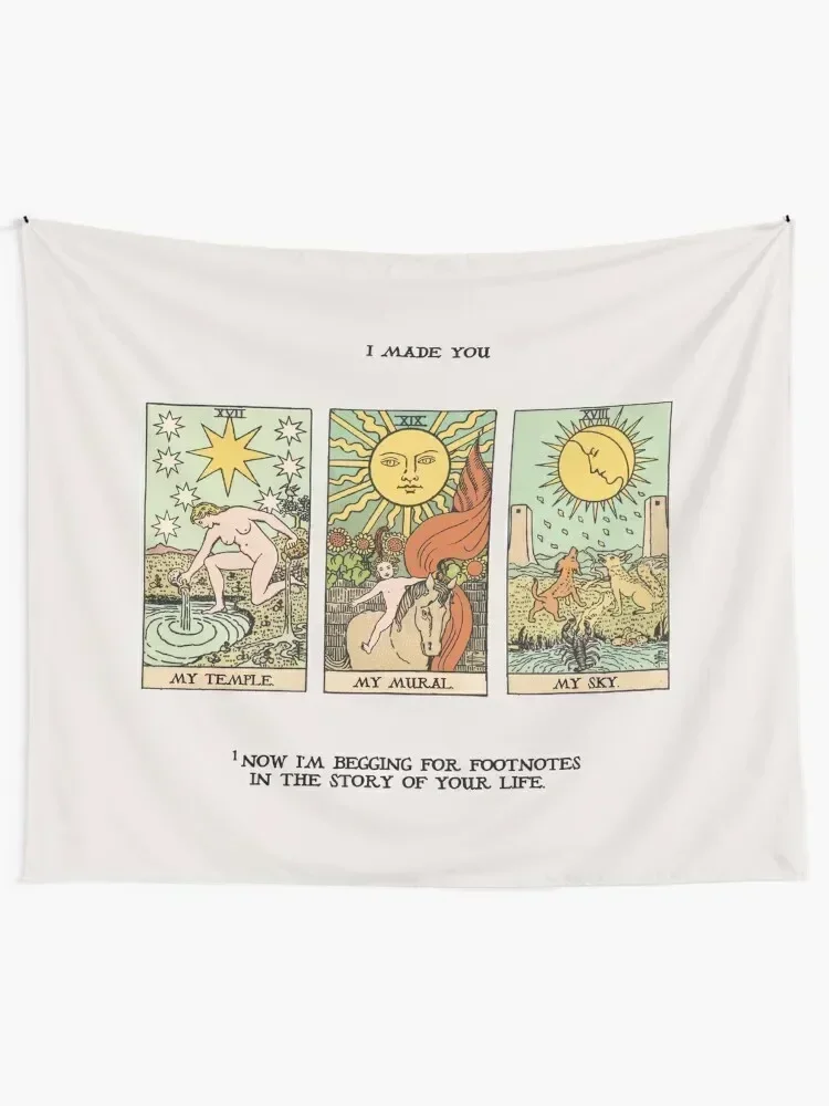 Рисунок сердечка в контуре Гобелен Украшение Эстетические украшения комнаты