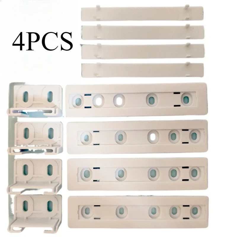 

1 комплект для двери холодильника, направляющая для крепления на дверь холодильника, направляющая для раздвижной двери холодильника, встроенный комплект для шкафа