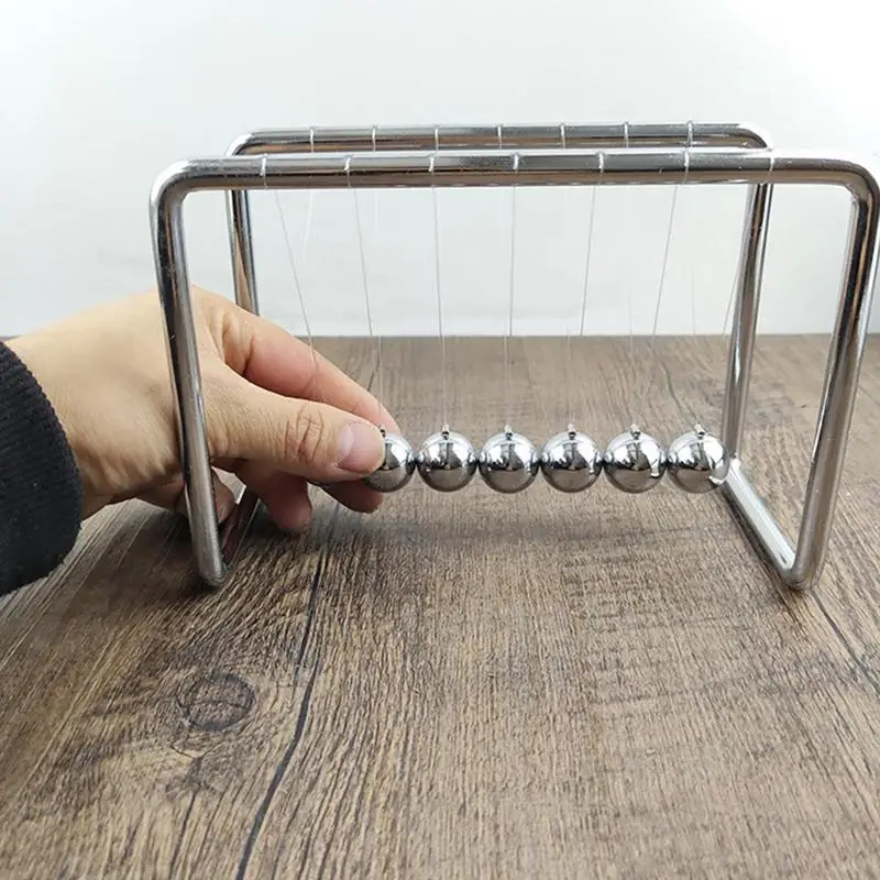 

Newton's Cradle Balance Pendulum Desktop Decoration Newton's Cradle Swinging Kinetic Balls Classic Pendulum Balance Balls