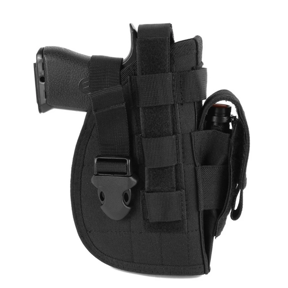 

Carry Pouch Holster 600D Nylon Bag Black Carry Holster Concealed For Glock 17 19 22 Pistols Clip Case Right Hand