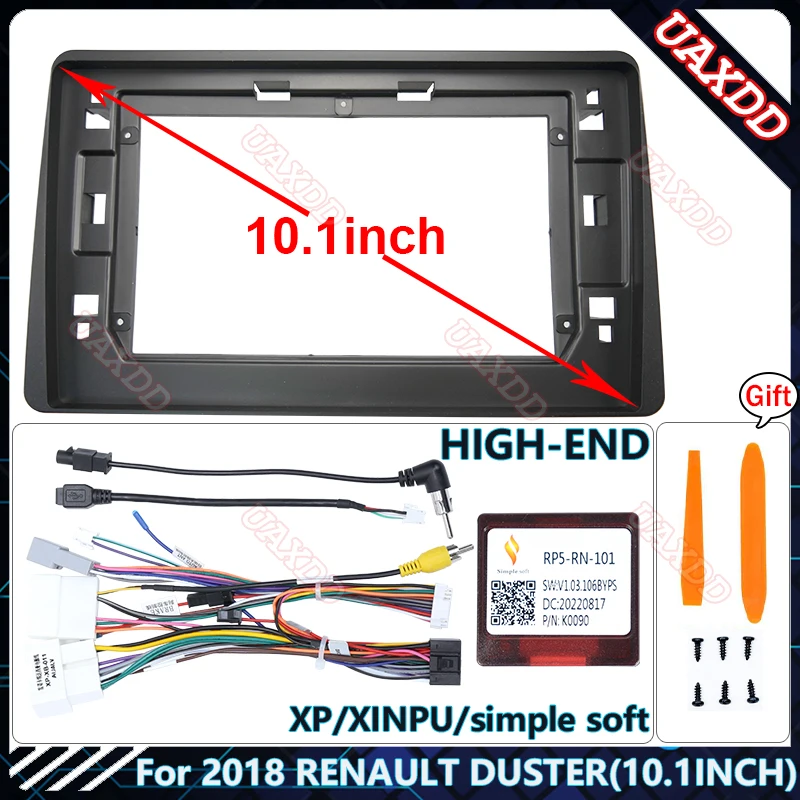 

Для 2014-2018 RENAULT DUSTER 9 10,1 дюйма Автомобильный DVD-радио Android Хост-динамик декодер MP3 MP5 фасция аудио мультимедийная рама
