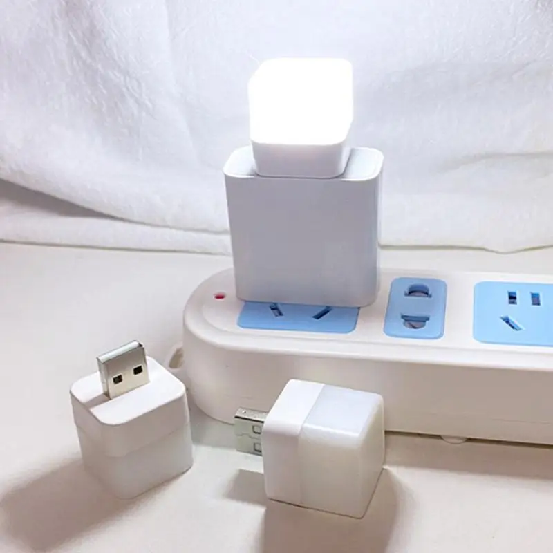

Portable Mini USB Night Light Student Eye Protection LED Atmosphere Light Emergency Multi-function Mobile Power Dormitory Light