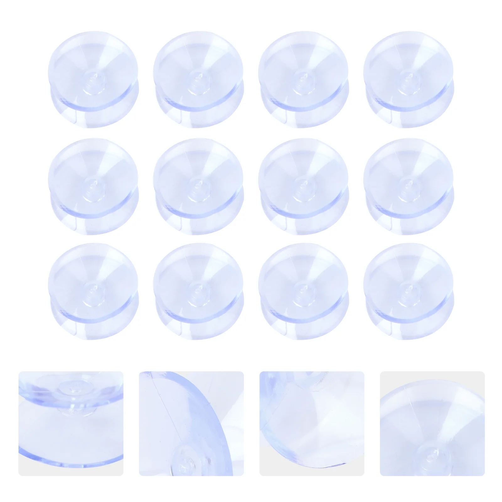

Suction Cups Cup Suckers Hook Sucker Pads Sided Double Without Silicone Hooks Hanger Wall Shower Transparent Heavy Rubber Duty
