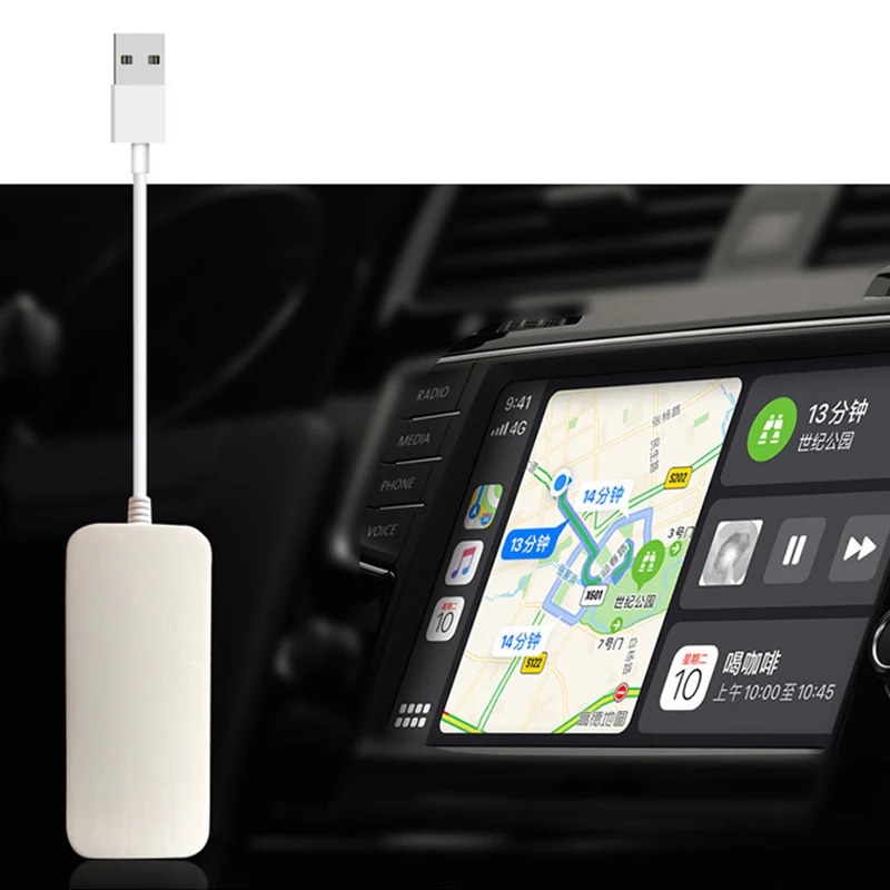 

Wireless & Wired CarPlay And Wired Android Auto Smart Car Link Car Navigation Adapter