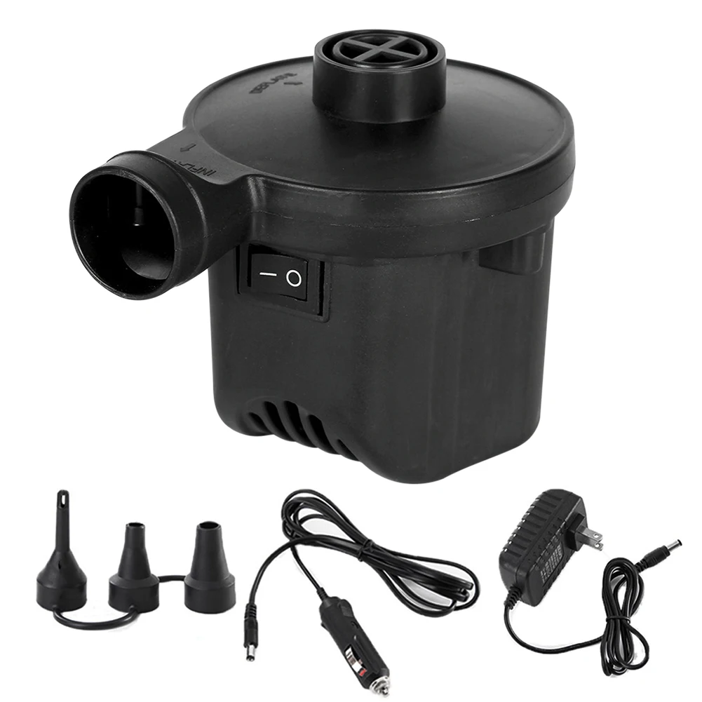 

Inflatable Pump Kits for Swimming Ring Circle Air Bed Mattress Air Compressor Portable Quick Filling Pump for Car