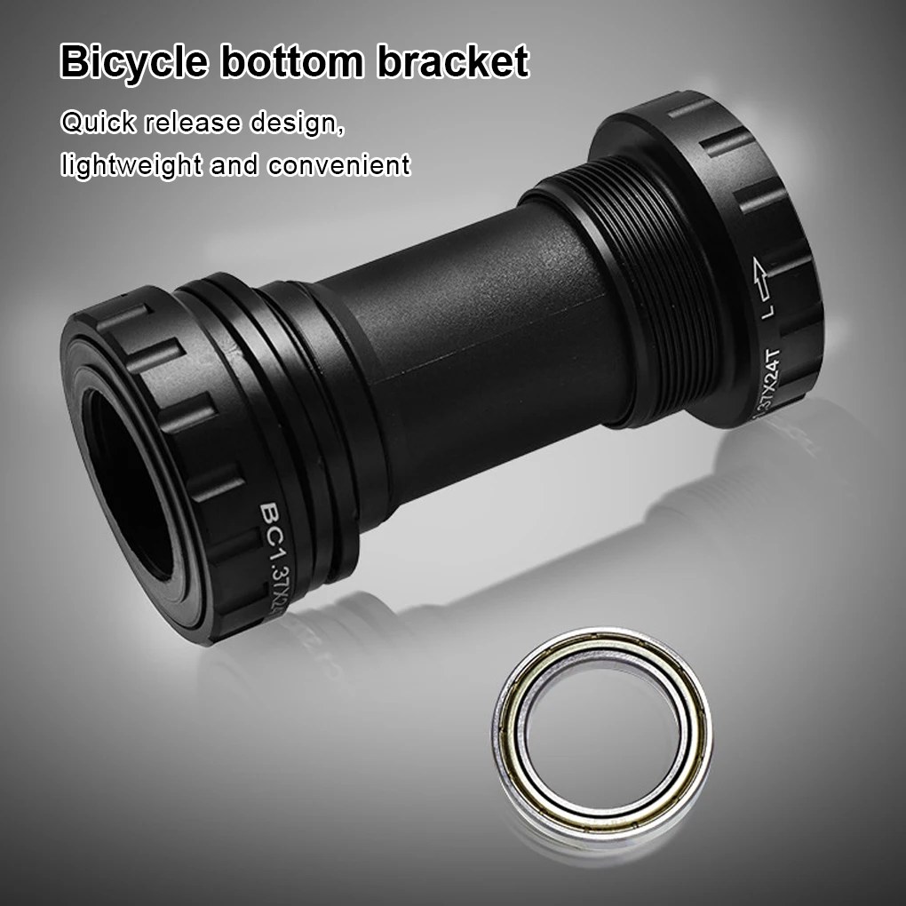 

68-73mm Mountain Bicycle Middle Axle Aluminum Alloy Parts Lower Brackets Repairing Maintenance Central Movement Outdoor