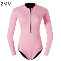 2mm neoprene womens sunscreen warm snorkeling diving suit scuba hunting thickened jellyfish swimsuit spearfishing surf wetsuit