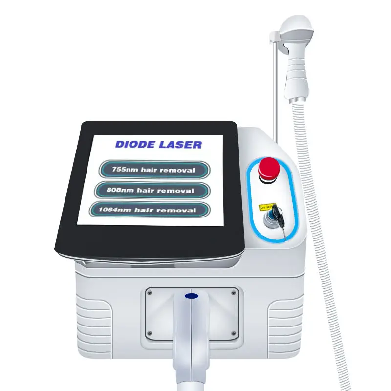 

Professional Diode Laser 3 wave 755 808 1064nm Ice 808 755 1064 nm Diode Laser Permanent Hair Remoal Machine