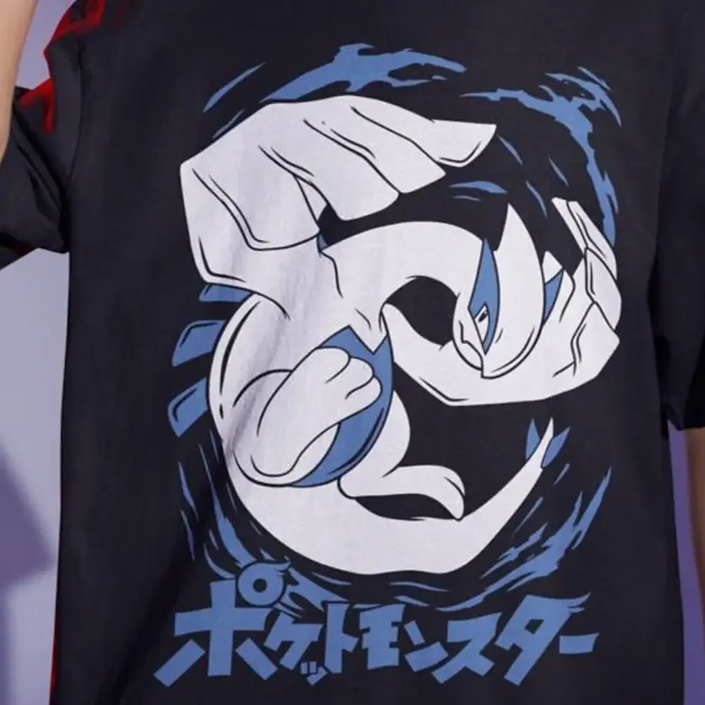 Футболка Lugia для видеоигр японское аниме