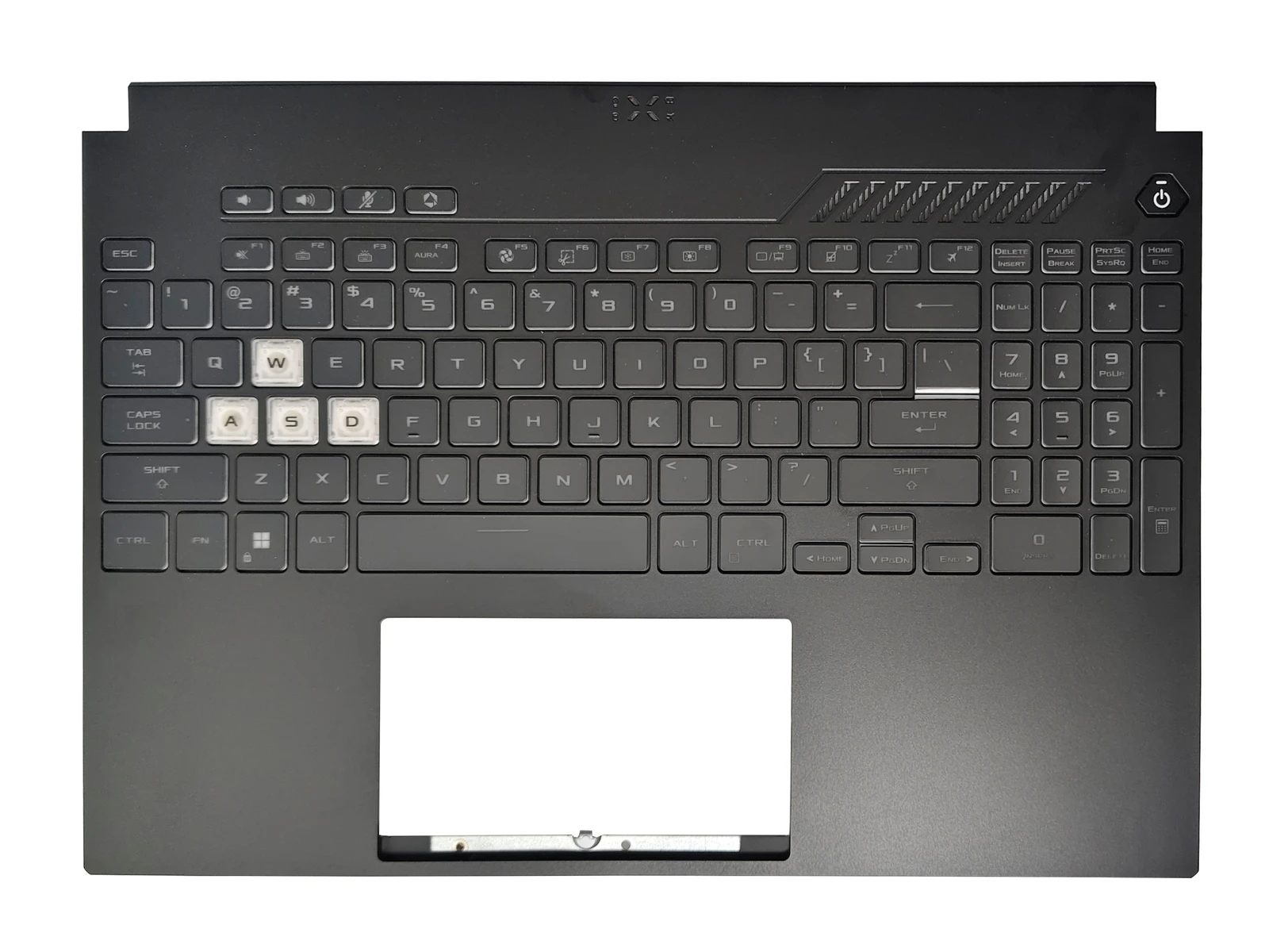Фото Для ASUS TUF Gaming FX507 FA507 FX507Z FX507ZM FX507ZR клавиатура с подсветкой, упор для рук №1