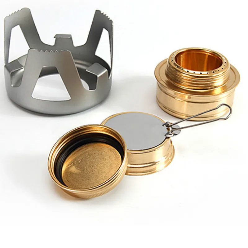 Сверхмощная латунная горелка для приготовления пищи с крышкой из алюминиевого