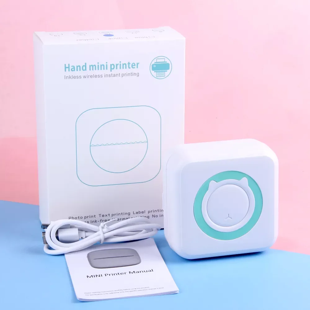 

New Arrival Paper Photo Pocket Thermal Printer Printing Wireless BT Connect Printers 200dpi Photo Lable Mini Portable Thermal Pr