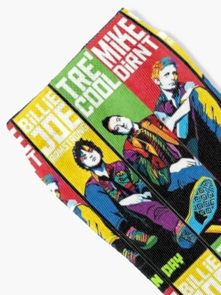 Новые носки Disegns Green*nday Essential с подогревом яркие подвязками женские и мужские