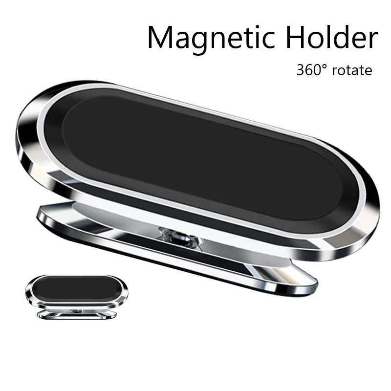 Магнитная подставка для телефона автомобильный держатель вращающийся на 360
